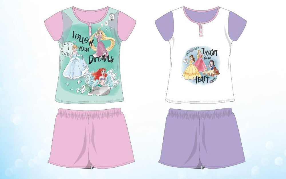 Disney Princess short pajamas (3-6 years)