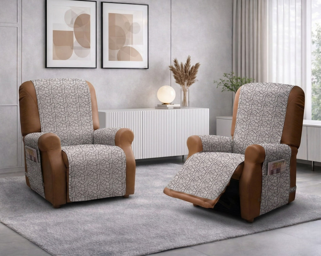 Copripoltrona Relax Impermeabile - ARMOR tortora