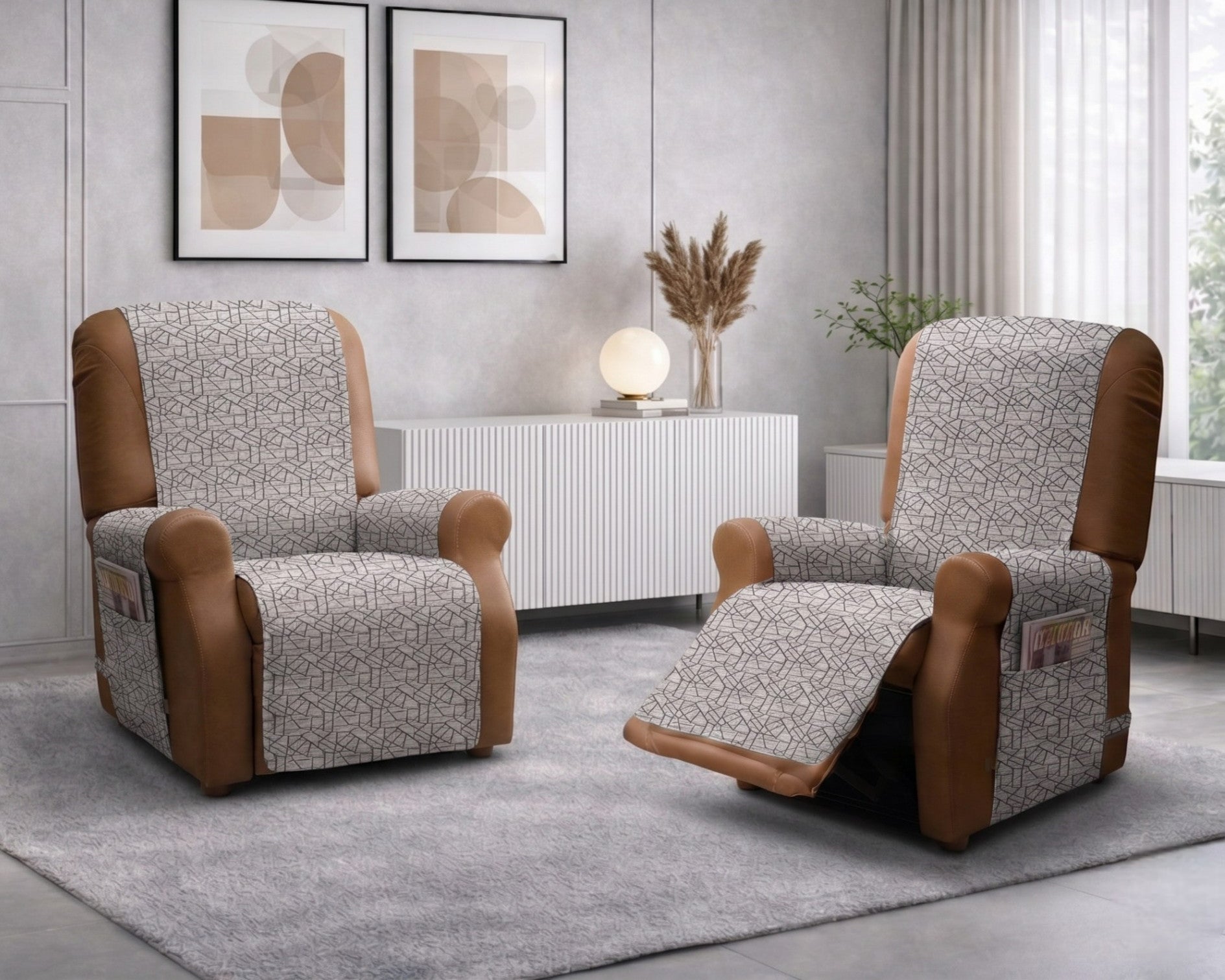 Copripoltrona Relax Impermeabile - ARMOR antracite